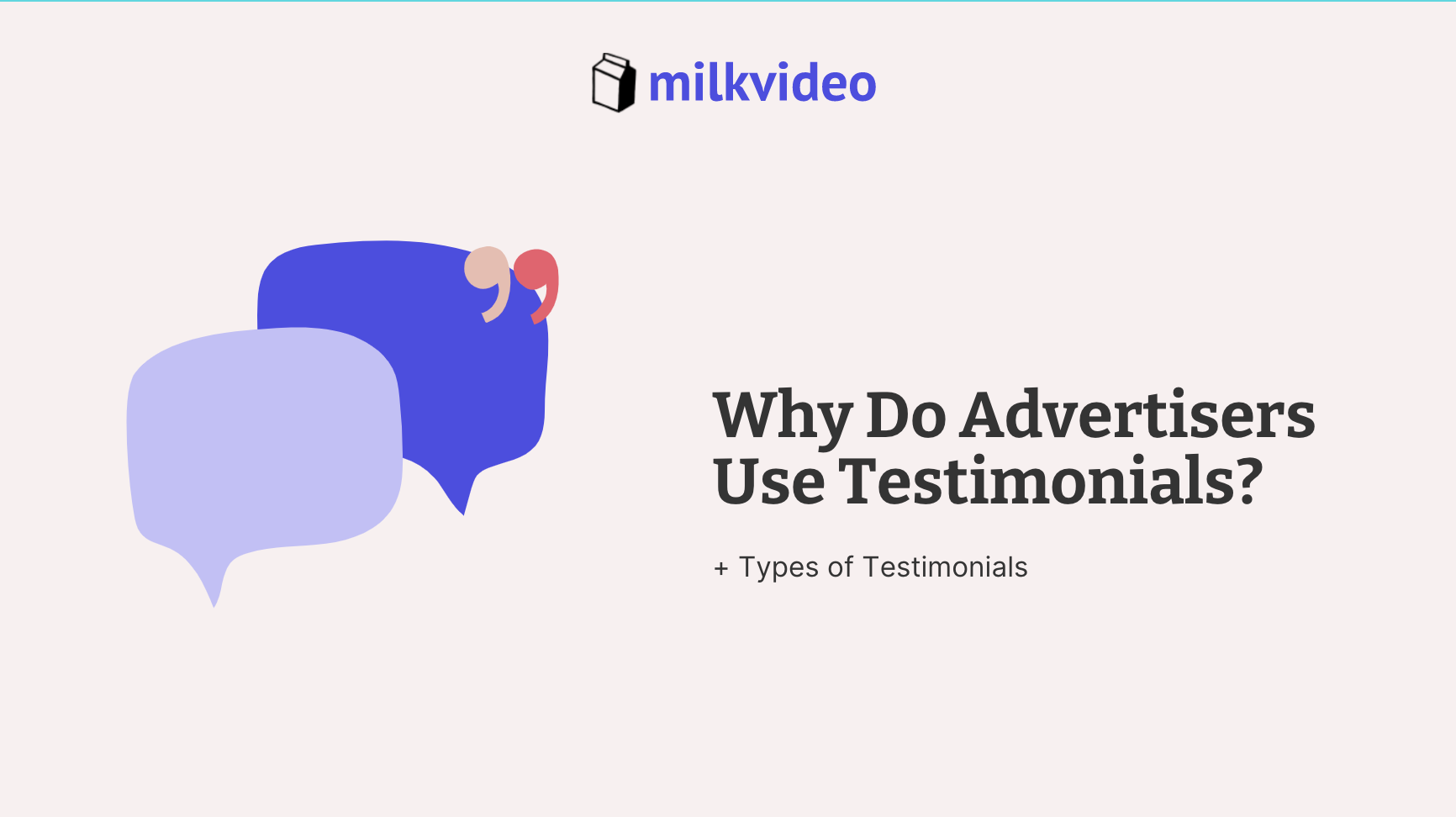 why do advertisers use testimonials