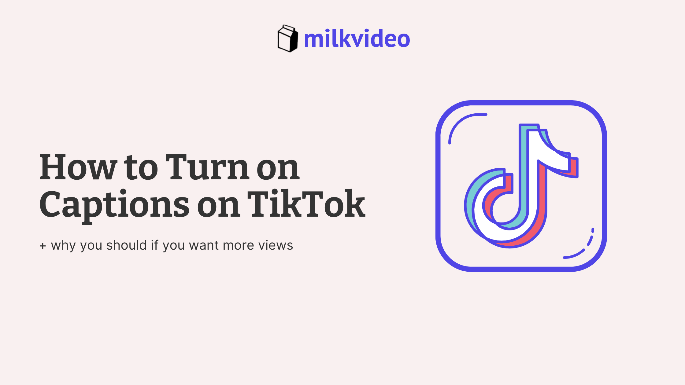 How to turn on captions on tik tok